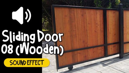 Sliding Door #08 (Wooden) Sound Effect