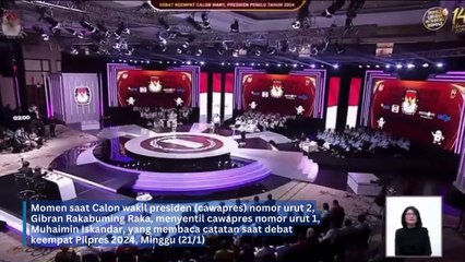 Sindir Cak Imin Saat Debat, Gibran : Enak Banget Ya Gus Ya Jawabnya Sambil Baca Catatan