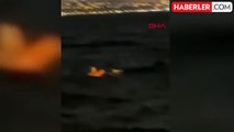 Karaköy açıklarında vapurdan düşen yolcu seyyar satıcı tarafından kurtarıldı