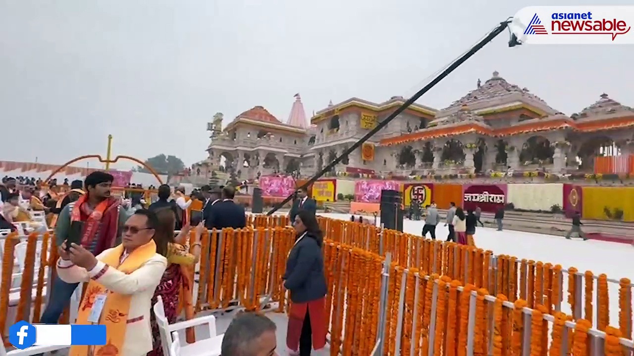 Ram Mandir inauguration: Saints throng Ayodhya to witness historic moment (WATCH)