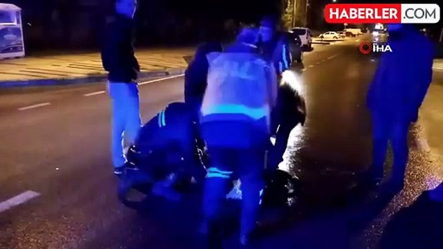 Aracıyla yayaya çarpan kadın sürücü gözyaşlarını tutamadı