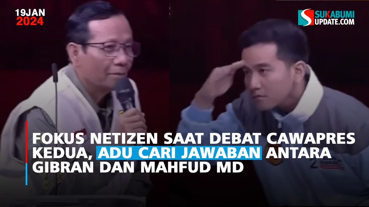 Fokus Netizen saat Debat Cawapres Kedua, Adu Cari Jawaban Antara Gibran dan Mahfud MD