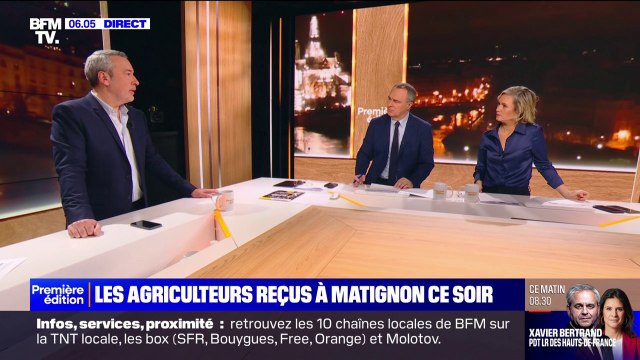 Colère des agriculteurs: les représentants de la FNSEA reçus ce soir à Matignon
