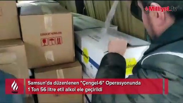 Çengel-6 Operasyonunda 1 Ton 56 litre etil alkol ele geçirildi