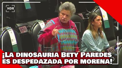 ¡VEAN! ¡La dinosauria Beatriz Paredes es destazada por morena por no hablar del reparto del ‘botín’!
