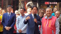 賴清德鳳山謝票 承諾台灣克服挑戰、進步發展成為世界的MVP