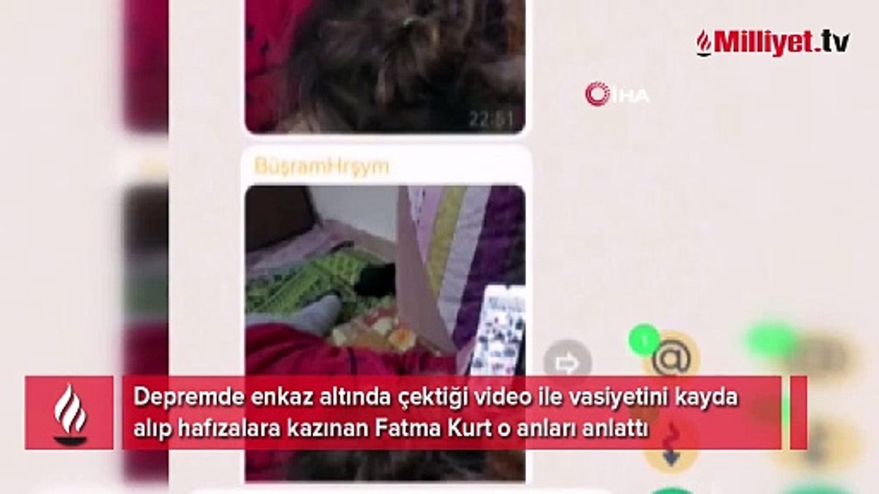 Enkaz altında vasiyetini kaydetmişti! O anları anlattı