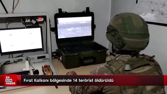 Taciz ateşine misliyle karşılık: Fırat Kalkanı bölgesinde 14 terörist öldürüldü