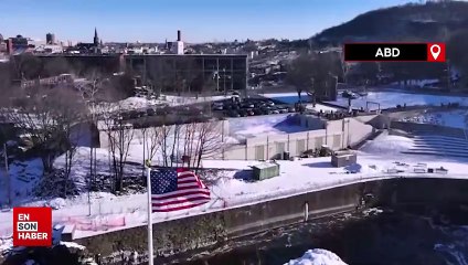 ABD'de Paterson Şelaleleri aşırı soğuklar nedeniyle kısmen dondu