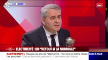 Xavier Bertrand sur la hausse des prix de l'électricité: 