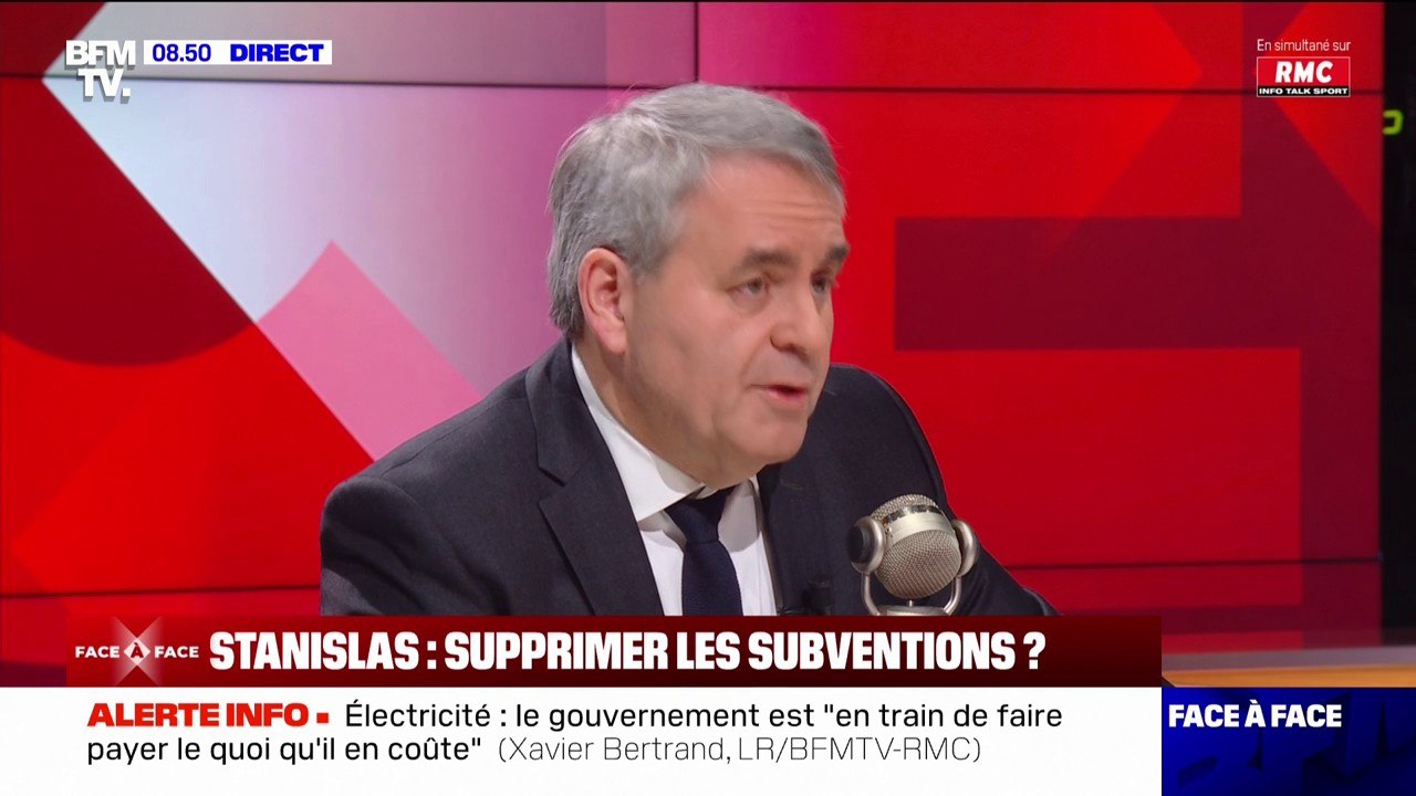 Xavier Bertrand à propos de Stanislas: "Je suis très attaché à ce que tous les établissements respectent bien tous les principes de la République"