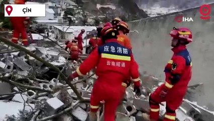 Çin’de heyelan: 47 kişi toprak altında kaldı