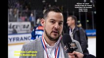 FRA - Hockey sur glace Interview Jonathan Lafrance Coach des Corsaires de Dunkerque, 21/01/2024 (Finale Coupe de France – Dunkerque VS Grenoble)