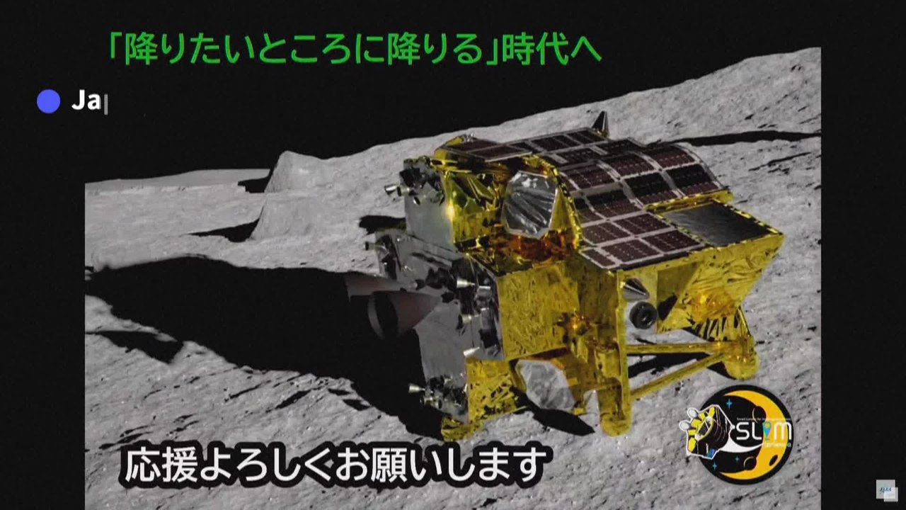 Modélisation de l'alunissage du module spatial japonais SLIM