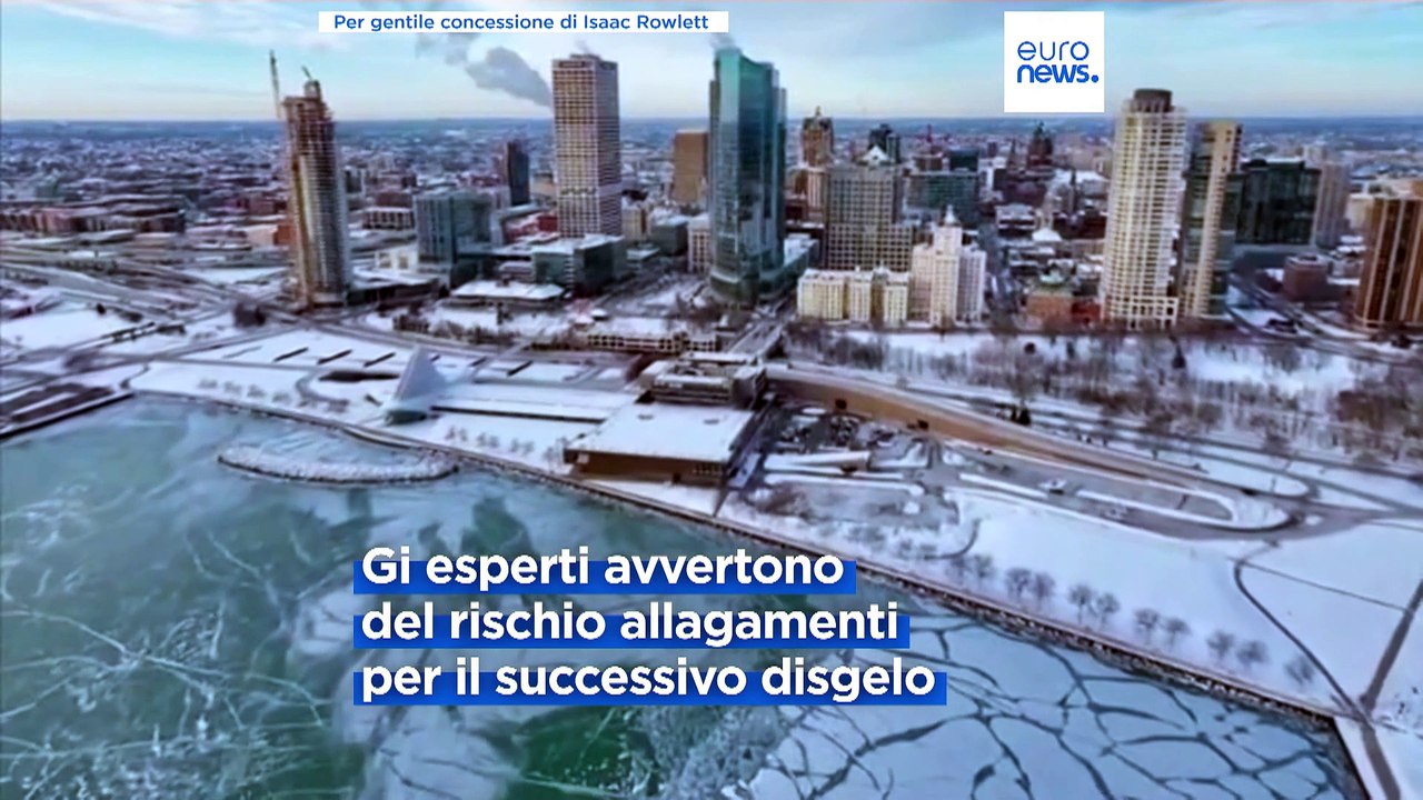 Maltempo: Stati Uniti coperti di ghiaccio e neve, allarme freddo in Europa