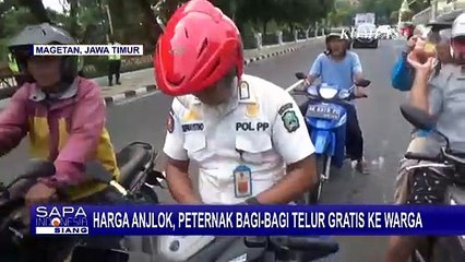 Harga Anjlok, Sejumlah Peternak Ayam di Magetan Bagi-Bagi Telur Gratis ke Warga