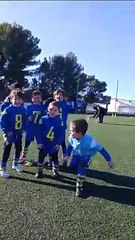 Les premières célébrations de nos U6 en plateau à venelles, le début d'une longue série!!!