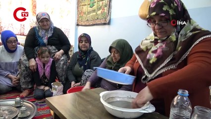 Bu baklavanın yapımında ‘kül’ kullanılıyor