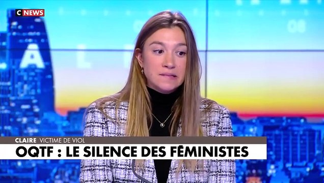 Victime de viol par un individu sous OQTF, Claire évoque sur CNews le soutien des fondations féministes après son agression: «Ces personnes clament la sororité, au final on se sent très très seule»