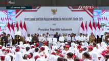 Kala Presiden Jokowi Sebut Siswa SD Magelang Kurus Mirip Dirinya di Penyerahan Bantuan PIP