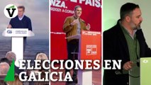 Feijóo, Sánchez y Abascal arropan a sus candidatos en Galicia en la precampaña electoral