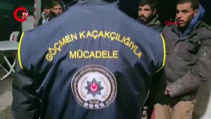 Durdurulan otomobilden 6 kaçak göçmen çıktı