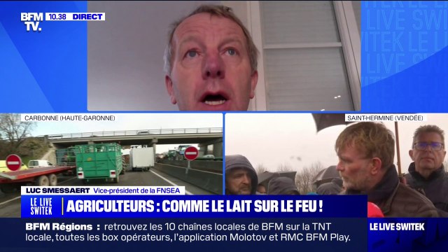 On ne va pas se contenter de mesurettes : le vice-président de la FNSEA s'exprime sur la colère des agriculteurs