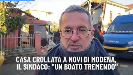 Casa crollata a Novi di Modena, il sindaco: "Un boato tremendo"