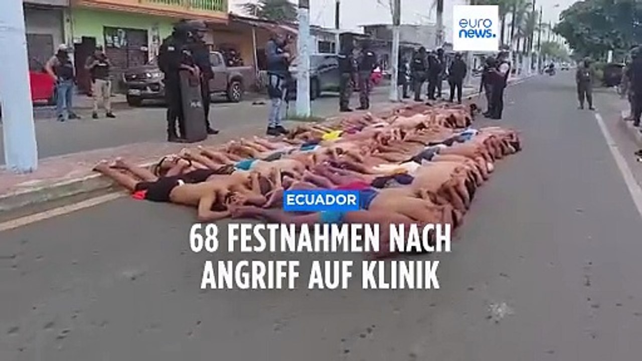 Ecuador: 68 Bandenmitglieder nach Angriff auf Klinik festgenommen