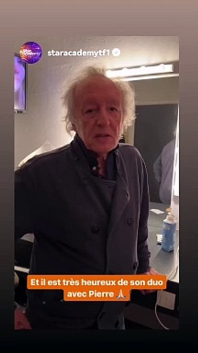 Didier Barbelivien livre ses impressions après son duo avec Pierre dans la "Star Academy". TF1
