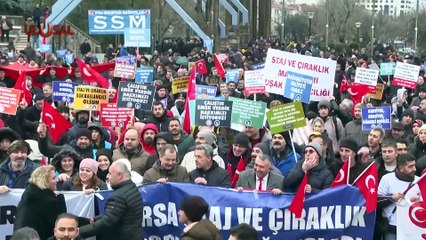 Staj mağdurları Ankara'da bir araya geldi