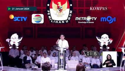 [FULL] Closing Statement Cak Imin di Debat Cawapres: Malah Mengurusi Kekuasaan Berkelanjutan