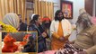 Akshara Singh ने की संतों से मुलाकात, सुनाया राम भजन 
