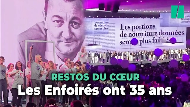 Les Enfoirés en concert à Bordeaux pour les 35 ans des Restos du cœur