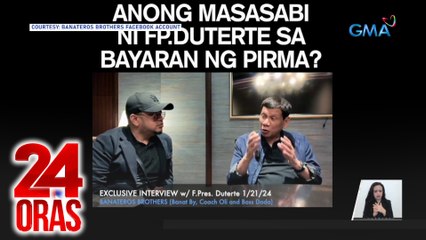 Dating Pres. Duterte, kinondena ang nagkalat na suhulan kapalit ng pangangalap ng pirma | 24 Oras