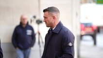Watch: Tommy Robinson arrives at court after arrest at antisemitism march in London