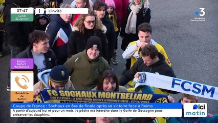 "Je n'ai jamais vu ça à Bonal" dit Hervé Blanchard, commentateur du FCSM après la victoire contre Reims