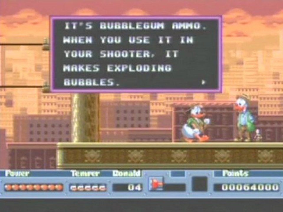Vidéo test Quackshot ( Megadrive )