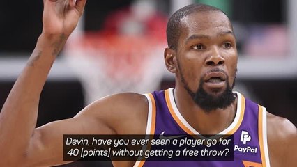 Durant efficiency 'on another level' - Booker
