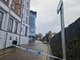 STORM ISHA - Roads closed in Derry city centre