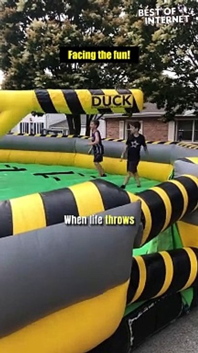 Kids vs. Obstacle Course Mayhem!  || Best of Interne