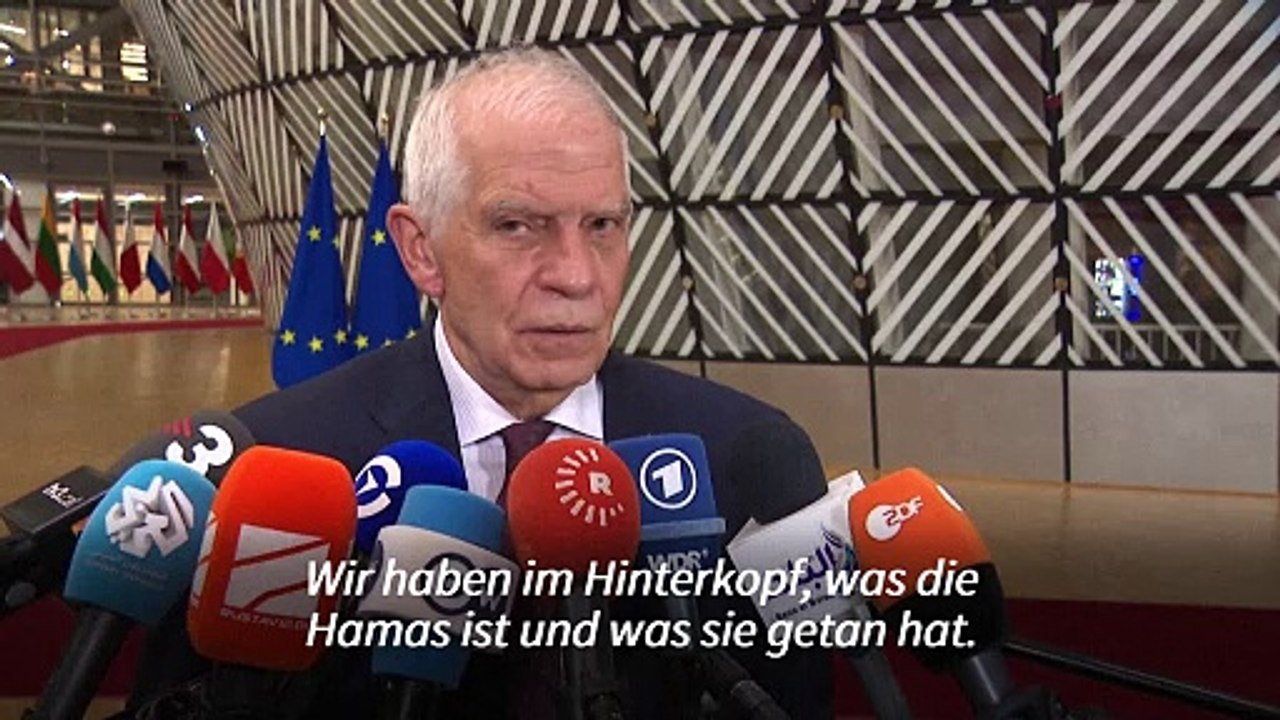 EU-Außenbeauftragter: 'Frieden in Nahost ist militärisch nicht zu erreichen'