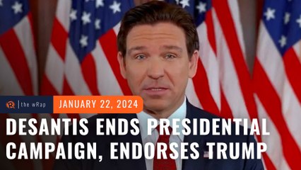 Descargar video: Ron DeSantis ends 2024 campaign, endorses Trump over Haley as New Hampshire vote looms