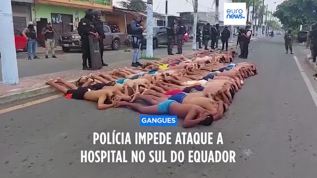 Polícia do Equador detém quase 70 membros de gangue que tentavam controlar hospital