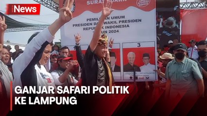 Safari Politik ke Lampung, Ganjar Tegaskan Pentingnya Menjaga Suara sejak dari TPS
