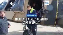 Afghanistan: sopravvivono in quattro alla schianto dell'aereo