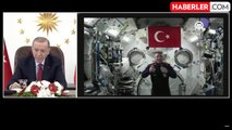 İlk Türk Astronot Alper Gezeravcı uzayda 