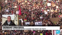 Hundreds of thousands protest against far right in Germany