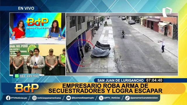 Empresario roba arma de sus secuestradores y logra escapar en SJL: detienen a dos de los captores y uno es menor de edad