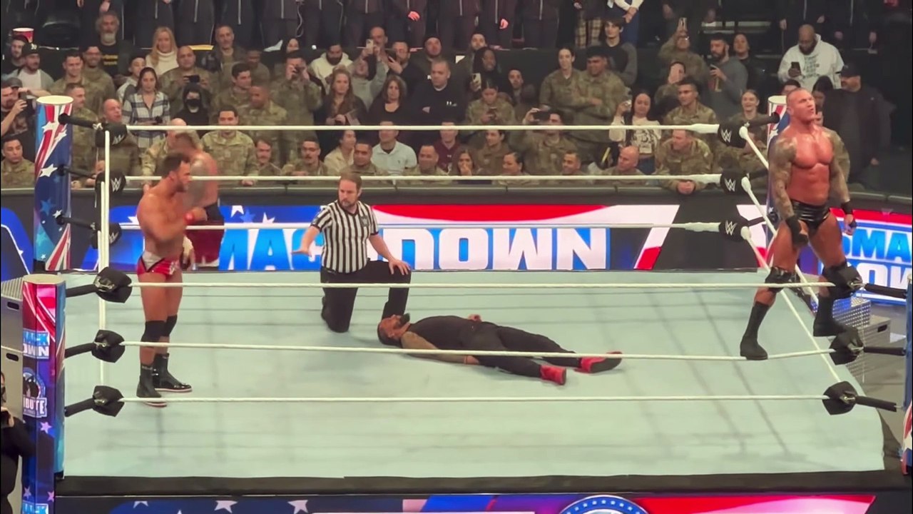 Jimmy Uso carried out after RKO by Randy Orton OFF AIR UNSEEN FOOTAGE!!